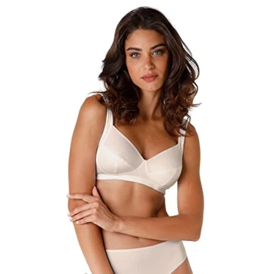 Obrázek Lovable Dámská podprsenka bez ramínek se 3 cut Cups Reggiseno Senza Ferretto Shaping. Alto Sostegno, Béžová (136 nudo )