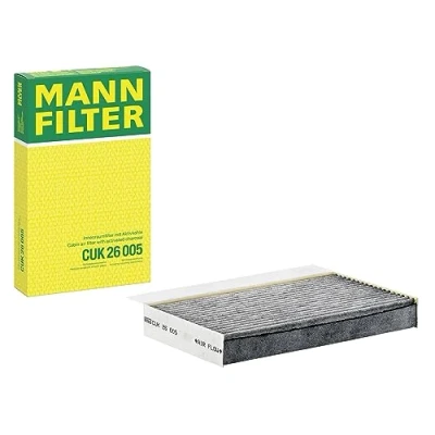 Obrázek MANN FILTER Interiérový filtr CUK 26 005 pylový s aktivním uhlím pro osobní automobily