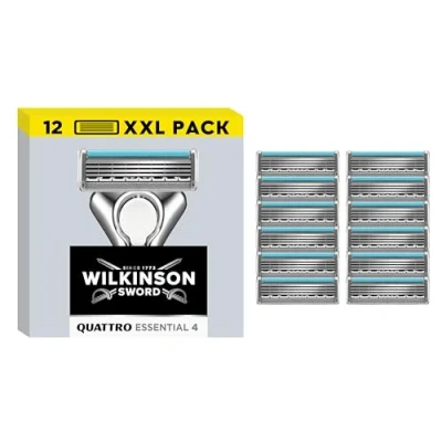 Obrázek Wilkinson Sword Quattro Essential 12 žiletky, na poštovní schránku