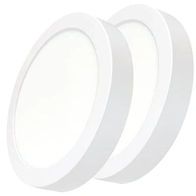 Obrázek LED ATOMANT Packung mit 2 Runde Oberfläche Deckenleuchte 220mm 20W, Neutralweiße Farbe (4500K), 1800 Lumen, Treiber inklusive