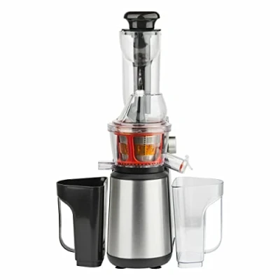 Obrázek H.Koenig GSX22 Odšťavňovač / 1 l 3 různé filtry pro sorbet, hustou šťávu, tenkou šťávu nádoba na drobky vhodné do myčky nádobí ušlechtilá ocel /, černý