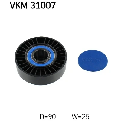 Obrázek SKF VKM 31007 vodicí váleček, klínový žebrovaný řemen