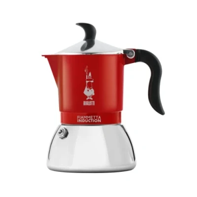 Obrázek Bialetti Kaffeemaschine, Aluminium, Steel, Rot, 4 Tassen