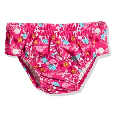 Obrázek Playshoes UV ochrana Plenkové kalhoty Unisex Dětské plavky Plameňák na knoflíky, 74/80, knoflíky