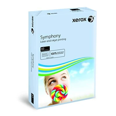 Obrázek Xerox 003R91953 barevný Papír Do tiskárny kopírky Symphony Pastell, DIN A3, 80 g/m2, 500 listů, pro barevnou laserovou A inkoustové vhodná, modrá