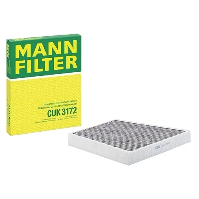 Obrázek MANN FILTER Interiérový filtr CUK 3172 pylový s aktivním uhlím pro osobní automobily