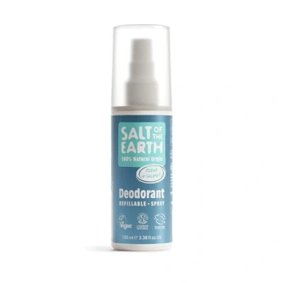 Obrázek Salt Of The Earth Přírodní deosprej, moře a kokos veganský, dlouhotrvající ochrana, doplňovací, bez pokusů na zvířatech 100 ml
