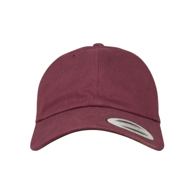 Obrázek Flexfit Peached Cotton Twill DAD Kšiltovka, Velikost: One Size, Maroon