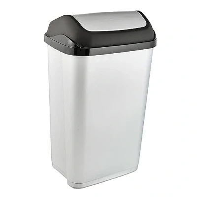 Obrázek keeeper Odpadky s houpacím krytem, 50 l, Swantje, Grafite Grey
