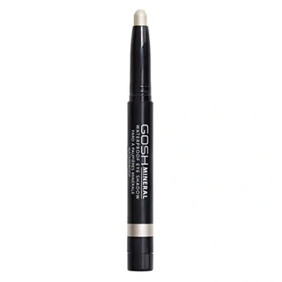 Obrázek GOSH Mineral Waterproof Eye Shadow I otočná tužka na oční stíny s krémovou texturou pro snadné nanášení a intenzivní barevný výsledek voděodolná, dlouhotrvající &amp; bez parfému 001 Pearly White