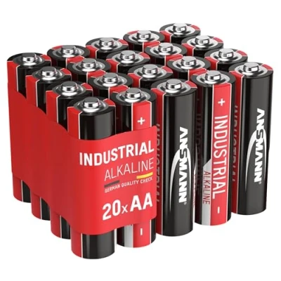 Obrázek Ansmann Alkalické baterie AA Industrial 1502 0002 (20 x Mignon LR6, 1,5 V, kapacita: 2 700 mAh)