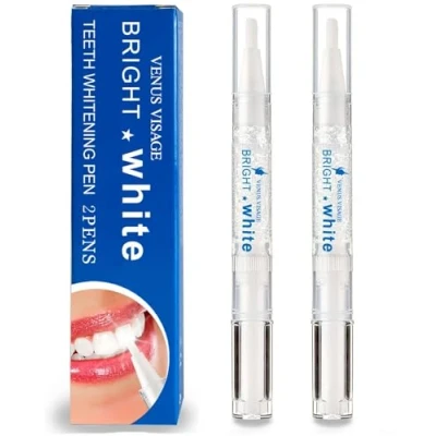 Obrázek Venus Visage Pero Pro Series Teeth Whitening Stick, 20násobné bělení zubů, zubů bez bolesti, rychlé jemné a zubní (balení 2 ks)