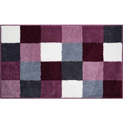 Obrázek Grund Koupelnový koberec 100% polyakryl, ultra měkký, protiskluzový, certifikace Öko TEX, 5letá záruka, BONA, koupelnová rohož 70 x 120 cm, bobule