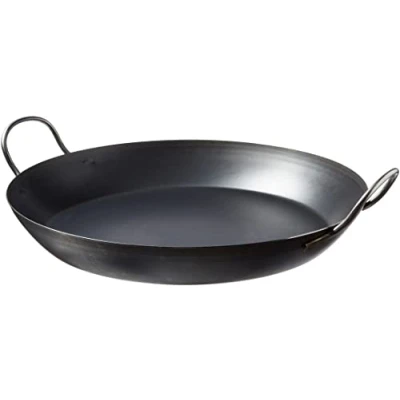 Obrázek Pentole Agnelli Pfanne für Paella, aus Eisen, mit 2 Griffen Edelstahl, schwarz 48 cm