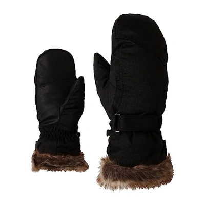 Obrázek Ziener Dámské lyžařské rukavice KEM Mid lady glove / zimní sport teplé, prodyšné, černé (black Stru), 7,5