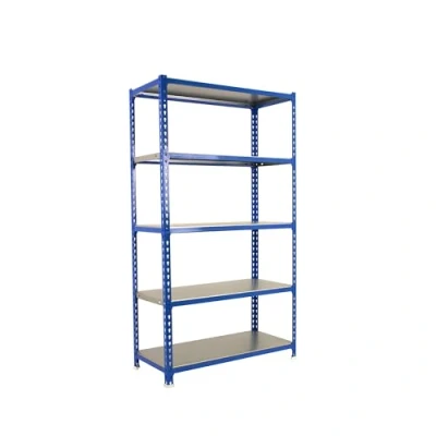 Obrázek Simonrack Schwerlastregal, Lagerregal, 180x80x40 cm, Metallregal, Kellerregal, Biegestelle 180 kg, 5 Fachböden, Blau/Verzinkt Simonclick