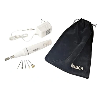 Obrázek Bausch 0381D Elektrický přístroj na manikúru/pedikúru Beauty Free, bezdrátový, 5 nástavců: broušení rukou/nohou, pilování, leštění, odstraňování zrohovatělé kůže, péče o nehty, nohy, krása,