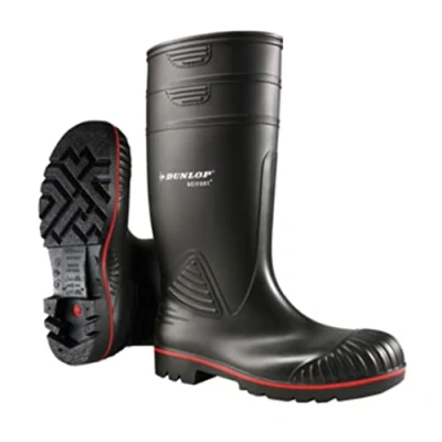 Obrázek Dunlop A442031 S5 ACIF. KNIE ZWART#48, unisex polobotky pro dospělé, černé (černé (zwart) 00), 48 EU, černá