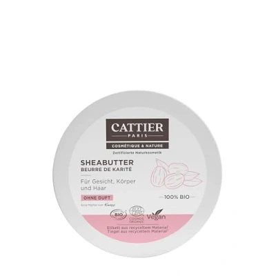 Obrázek Cattier Bambucké máslo pro pokožku a vlasy 100% biologické, přírodní kosmetika, 100 g