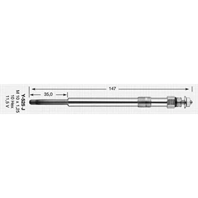 Obrázek NGK 94832 Žhavící svíčka D pro Power 75