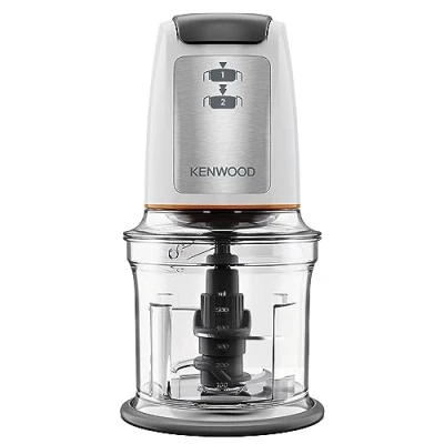 Obrázek Kenwood Easy Chop CHP61.100WH Zerkleinerer, elektrischer Mini Universalzerkleinerer mit 2 Geschwindigkeitsstufen, 0,5 l Arbeitsbehälter, 500 Watt, Weiß