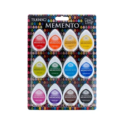 Obrázek Tsukineko Memento Dew Drop Dye Ink Pads 12/Pkg Gum Drops
