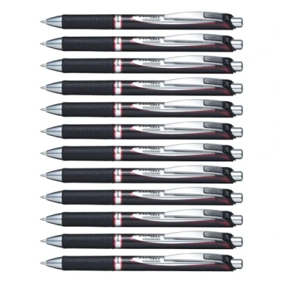 Obrázek Pentel BLP77 BX EnerGel Xm Dokument s tiskovým mechanismem Vodotěsný, 12 kusů, červený