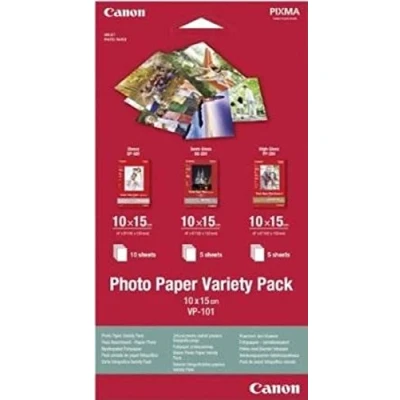 Obrázek Canon Fotopapír VP 101 vzorový balíček pohlednice 10 x 15 cm, 20 listů na inkoustové tiskárny