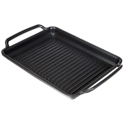 Obrázek BRA grilovací deska drážkovaná Solid + Teflon Classic povrchová úprava 40 x 28 cm, černá