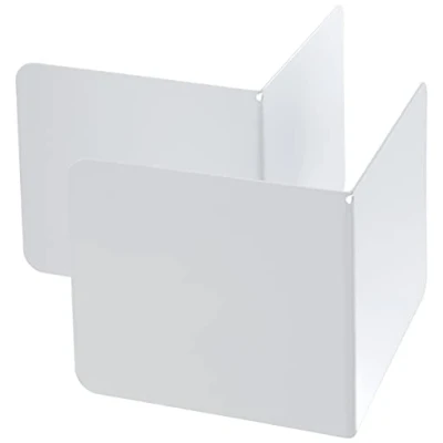 Obrázek ALCO Albert 4302 10 kovové zarážky na knihy 130 x 140 mm, obsah 2, bílé