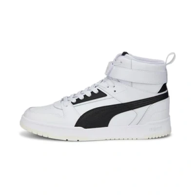 Obrázek Puma Unisex Rbd Game Sneaker, White Black Team Gold, 42 EU