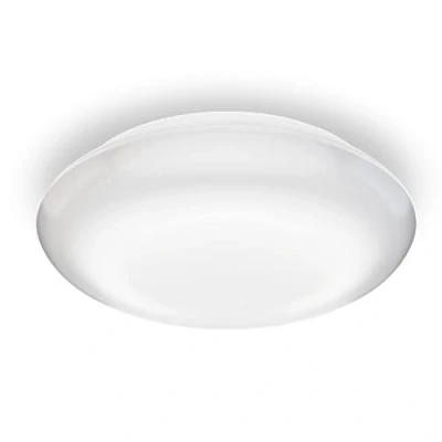 Obrázek Steinel LED stropní svítidlo DL Vario Quattro S, 3000 K teplá bílá, 360 detektor pohybu nastavitelný ve 4 směrech, nárazuvzdorné, noční světlo, bílé