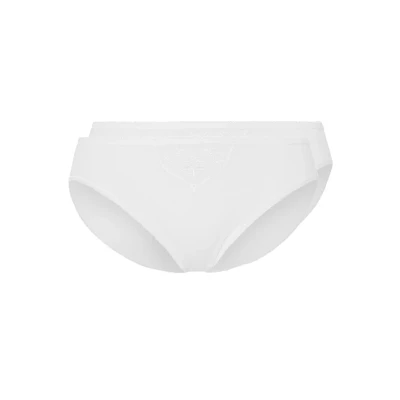 Obrázek Schiesser Cotton Essentials 2 PACK Kalhotky, Ženy, Velikost: 36, White