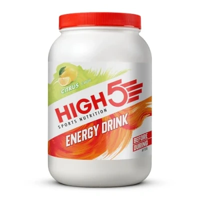 Obrázek HIGH5 Sport Energy Drink isotonický nápojový prášek s elektrolyty sacharidy, a elektrolyt, pro Endurance hydrataci přírodní aromata, veganská (citrus, 2,2 kg, 46 porcí)