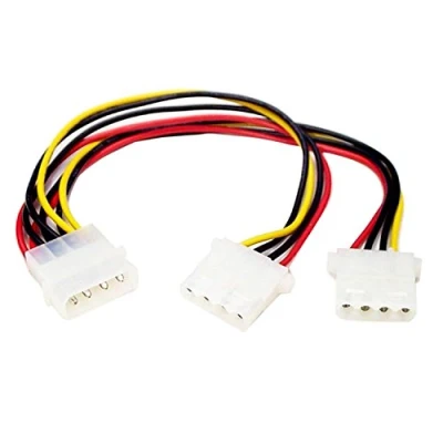 Obrázek StarTech.com Y kabel 4 pin Molex konektor Splitter IDE napájecí s 2x LP4 interní 1 x (konektor) 2 (zdířka)