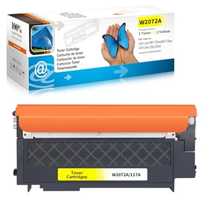 Obrázek LOSMANN 117A toner kompatibilní s HP W2072A čipem pro Color Laser 150 a nw Series MFP 170 178 nwg 179 FNG fnw (žlutý)