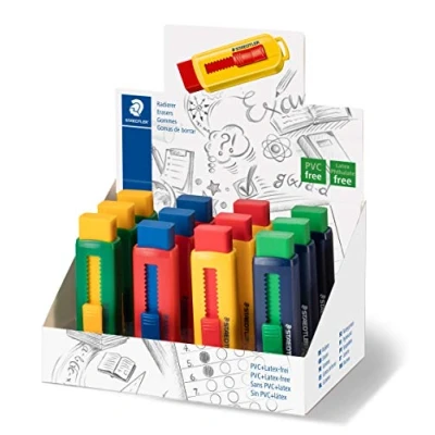 Obrázek STAEDTLER 525 PS1 s guma tlakovým mechanismem 12 kusů barevně tříděných