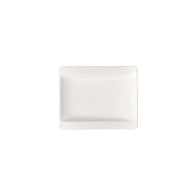 Obrázek Talíř na chléb Villeroy a Boch NewWave, 18 x 15 cm, prémiový porcelán, bílý