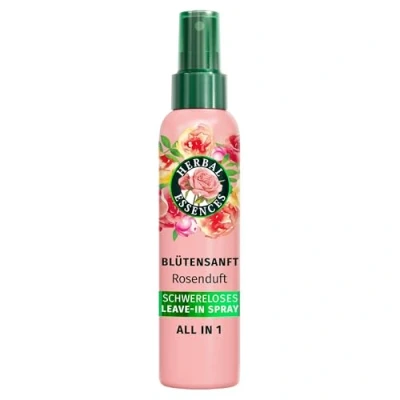 Obrázek Herbal Essences Beztížné All In 1 Leave Spray s růžovou vůní 145 ml rozčesaný, vyživuje, snižuje krepatění, chrání před horkem, dodává lesk
