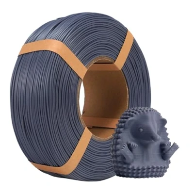 Obrázek eSUN PLA+ náhradní filament 1,75 mm, Refill PLA Plus Spoolless vlákno pro 3D tisk, přesnost rozměrů +/ 0,03 1 kg (2,2 LBS) tiskárny, šedá
