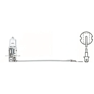 Obrázek HELLA 8GH 002 090 253 halogenová žárovka H3 Heavy Duty 24V 70W provedení patice žárovky: PK22s krabice množství: 1