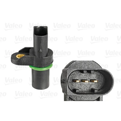 Obrázek VALEO 253809 Senzor Poloha vačkového hřídele počet pinů: 3 typ zástrčky: D SHAPE senzorová technika: HALL s kabelem: NO sonda délka [mm]: 28