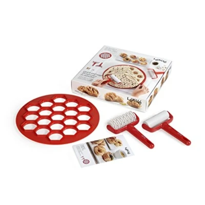 Obrázek Lékué Feingebäck Set, rot, 30 x 3 cm