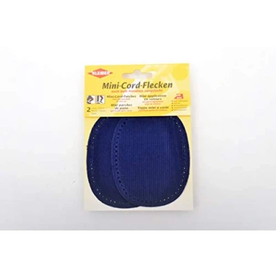 Obrázek Kleiber + Co.GmbH Fein Cord Flecken Mini, ca 11 cm x 8,5 cm, Blau