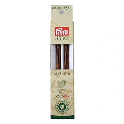 Obrázek Stricknadelspitzen PRYM Natural 6,00 mm farbig 12,8 cm 223328