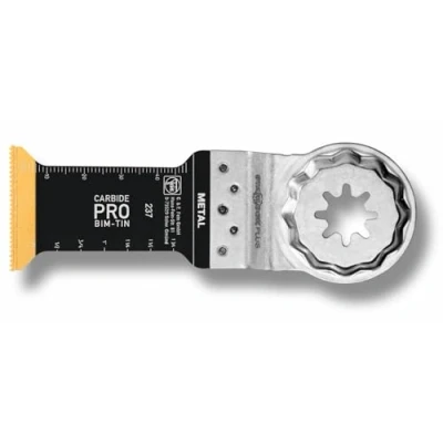 Obrázek FEIN pilový kotouč E Cut Carbide Pro, Ve. 1 ks, šířka 32 mm, délka 40 uchycení Starlock, TiN list s povrchovou úpravou z tvrdokovu extrémně vysokou odolností proti opotřebení.