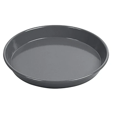 Obrázek Original Kaiser Kulatý plech na pečení La Forme Plus, 30 cm, smaltované dno, nepřilnavý povrch, odolný proti prořezávání, vůči kyselému těstě, extra vysoký okraj, černý