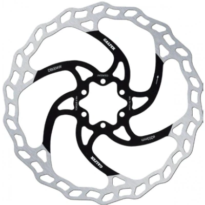Obrázek Galfer DB004W Fixed Wave 203 mm brzdový 6 děr stříbrno černá Kotouč