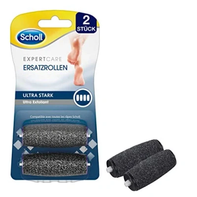 Obrázek Scholl Expert care Wet &amp; Dry náhradní role ultra silné náplň pro elektrický odstraňovač zrohovatělé kůže od s diamantovými částicemi 2 role, šedá, kusy (balení 1 ks)