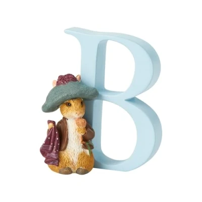 Obrázek Beatrix Potter figurka písmenem B, Benjamin Bunny 7.0000 Růžová/žluté/Blue